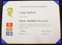 Craig Hofland Paul Fellows Award